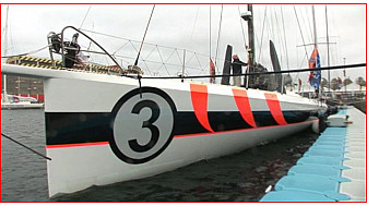 A bord du Monocoque Mike Golding sur l'édition 2009  de la Transat Jacques Vabre